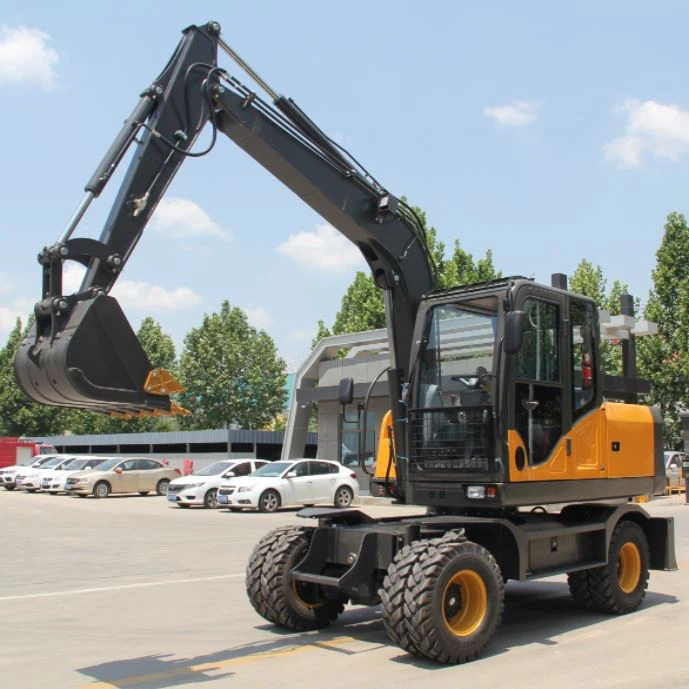 7,5 ton hjulgravemaskine